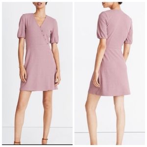 NWT Madewell Cross-Front Button Retro Dress